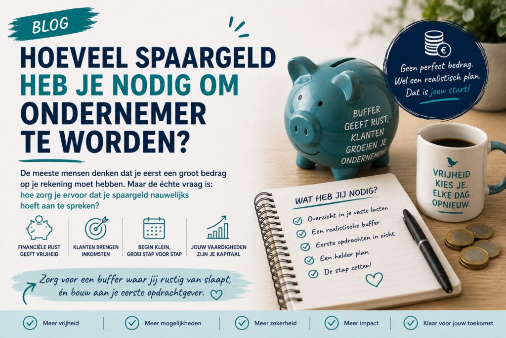 Hoeveel spaargeld heb je nodig om een onderneming te beginnen