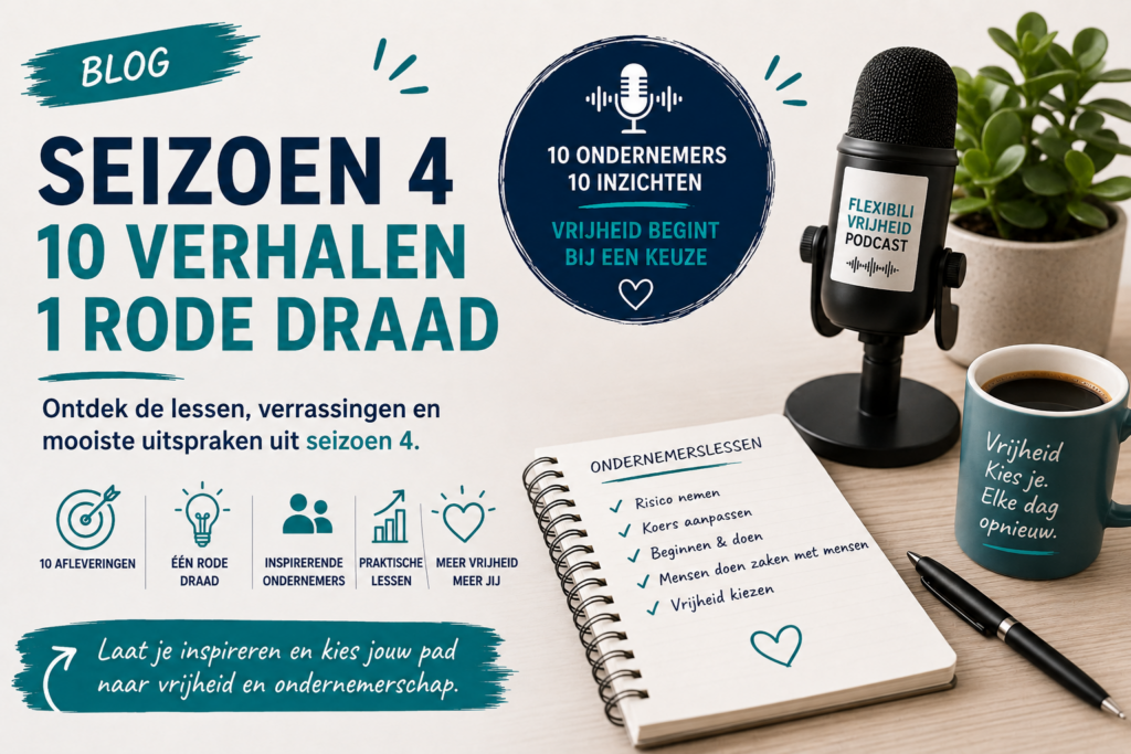 Podcast seizoen 4 met tien verhalen en een rode draad